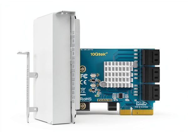 10Gtek 6-Port SATA PCIe X4 controller 6 SATA 3.0 SSD/HDD Card-2