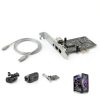 LBSC PCI-E 1X to 1394a FireWire Card – 800Mbps High Speed Plug and-3
