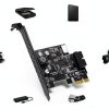 BEYIMEI PCIe USB 3.2 Gen1 Adapter BY-PEXUSB3C Type-E Front Panel Card-3