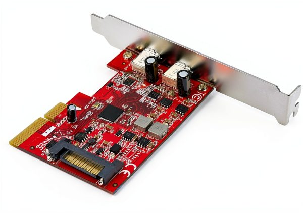 StarTech.com USB-C PCIe Card 2 Port 10Gbps Gen 2 Red Model PEXUSB312C3-1