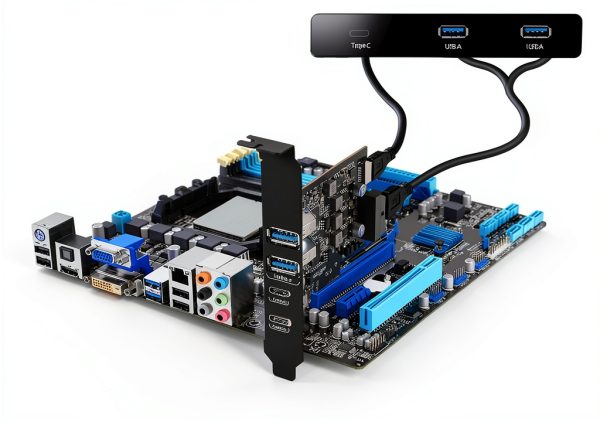 YEELIYA USB PCIe Card 2x USB‑C & 2x USB‑A for Windows/Linux-1