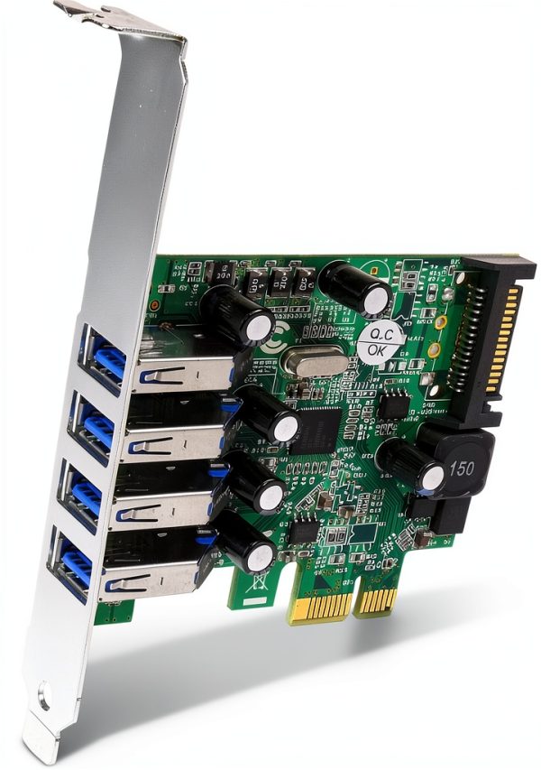 USB 3.0 PCI Express Card StarTech.com PEXUSB3S4V 4-Port Silver-1