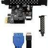 BEYIMEI PCIe USB 3.2 Gen1 Adapter BY-PEXUSB3C Type-E Front Panel Card-6