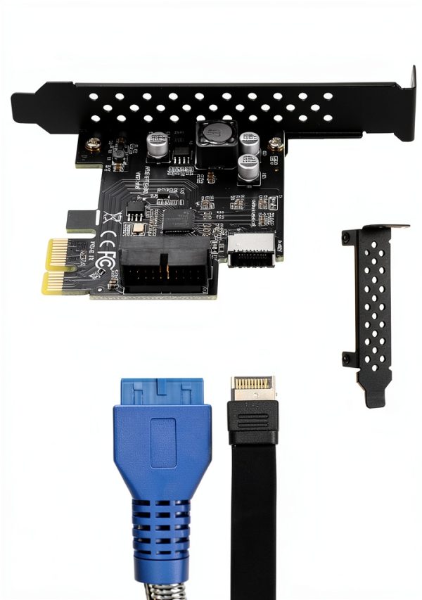 BEYIMEI PCIe USB 3.2 Gen1 Adapter BY-PEXUSB3C Type-E Front Panel Card-6