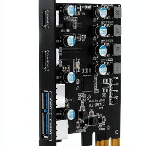 SINEFINE USB 3.0 PCIe Expansion Card UP4210 4-Port (2 USB‑A + 2 USB‑C)-0