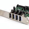 USB 3.0 PCI Express Card StarTech.com PEXUSB3S4V 4-Port Silver-0