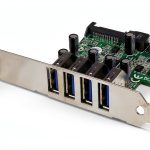 USB 3.0 PCI Express Card StarTech.com PEXUSB3S4V 4-Port Silver-0