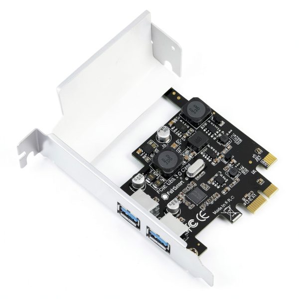 USB 3.0 Expansion Card FebSmart FS-U2S-Pro Matte Black 2x5Gbps-3