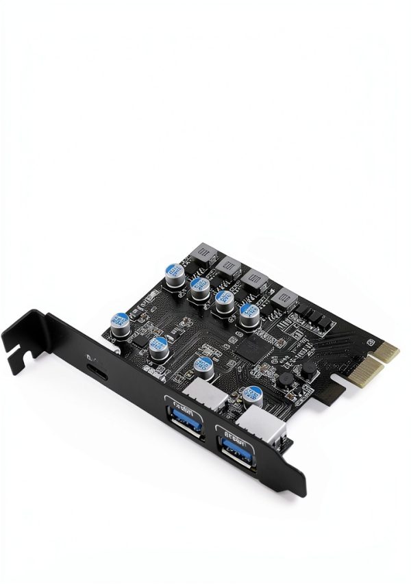 SINEFINE USB 3.0 PCIe Expansion Card UP4210 4-Port (2 USB‑A + 2 USB‑C)-3