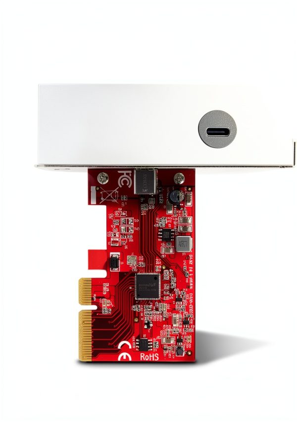 StarTech.com USB C SuperSpeed PCIe Card PEXUSB321C Red 20Gbps 4 Lane-2