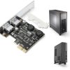 USB 3.0 Expansion Card FebSmart FS-U2S-Pro Matte Black 2x5Gbps-6