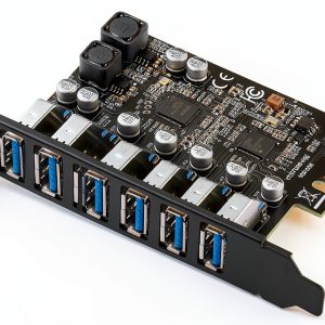 MZHOU USB 3 0 PCIe Card with 7 High Speed Ports Blue-0