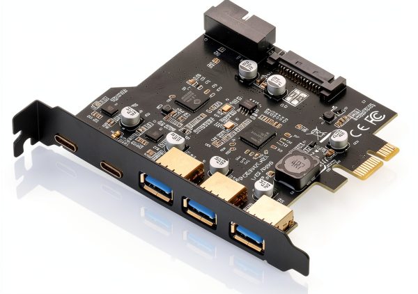 Gugxiom USB 3.2 PCIe Expansion Card 5-Port (3 Type‑A, 2 Type‑C) 20Gbps-0