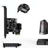 BEYIMEI PCIe USB 3.2 Gen1 Adapter BY-PEXUSB3C Type-E Front Panel Card-4