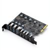 YEELIYA 8‑Port PCIe USB 3.2 Card 4x USB‑A & 4x USB‑C for Desktop-2
