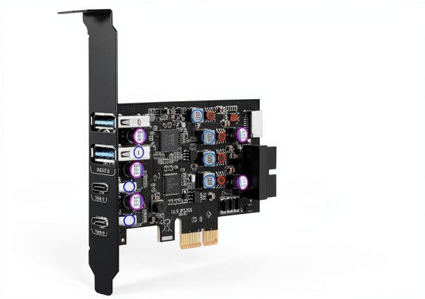 YEELIYA USB PCIe Card 2x USB‑C & 2x USB‑A for Windows/Linux-5