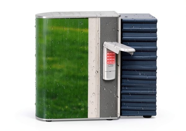 Garage Door Opener Keypad BeanKOneal Gray Multicolor Learn Button-3