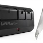 LiftMaster 893LM 3-Button Garage Door Remote Control Dark Gray-0