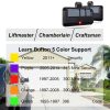 Garage Door Remote GIOATY for Chamberlain LiftMaster 893LM Black-1