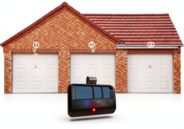 Garage Door Remote GIOATY for Chamberlain LiftMaster 893LM Black-3